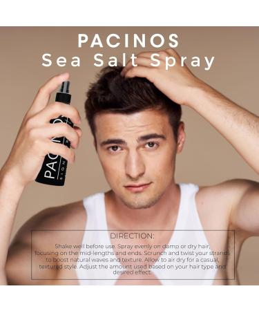 Pacinos Sea Salt Spray - Texturizing Spray for Beach Waves Hair Style - Buy Online on GoSupps.com