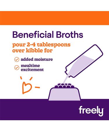 Freely Grain-Free Skin & Coat Blend Broth for Dogs & Cats - 12oz - Buy Online on GoSupps.com