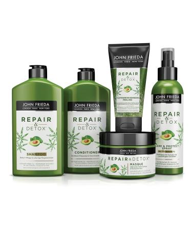 John Frieda Repair & Detox Peeling 150ml - Restore Damaged Hair & Remove Product Residues - International Shipping Available - Buy Online on GoSupps.com