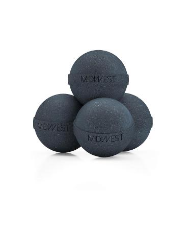 Dead Sea Black Mud Luxury Bath Bombs - Set of 10 - Extra Large 4.5oz - Buy Online on GoSupps.com