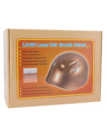 Hair Growth Device - 160 Light Chips Hair Loss Treatment for Men & Women | Gold Restoration System (EU) - Buy Online on GoSupps.com