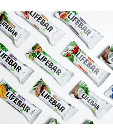 Buy Lifefood Lifebar Energy Seal - Vegan Organic Gluten-Free Chocolate Sports Bars (15 Pack) | Healthy No Added Sugar - Buy Online on GoSupps.com