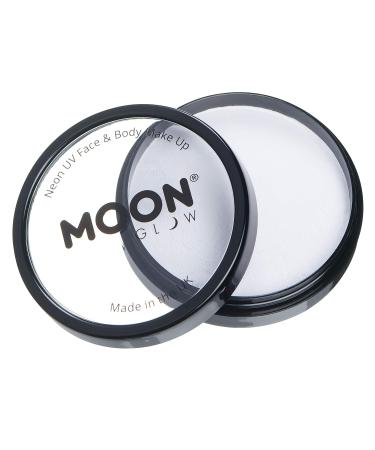 Moon Glow Pro Intensive Neon-UV Face & Body Paint - Professional Water-Based Makeup for Adults & Kids - 36g (White) - International Shipping Available - Buy Online on GoSupps.com