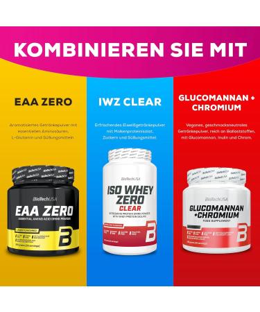 Biotechusa L-Carnitine Drink Powder - 2000 mg | Vegan Gluten-Free Sugar-Free | ICE Tea Lemon Flavor 150g - Boost Energy & Performance - Buy Online on GoSupps.com