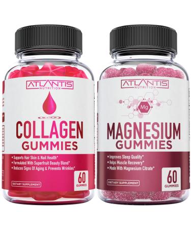 Atlantis Nutrition Collagen 60 Gummies + Magnesium 60 Gummies