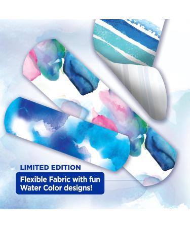 Band-Aid Flexible Fabric Watercolor Bandages First-Aid Wound Care Dressing Healing Injury Adhesive Wound Cover 30 Pack - Buy Online on GoSupps.com