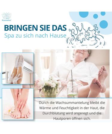Kosmetex Paraffin Bath for Hands & Feet | Neutral-Heating Therapeutic Wax for Joints | Occupational & Physiotherapy Use | Perfume-Free (6x 500ml) - Buy Online on GoSupps.com
