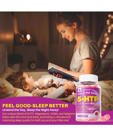 5HTP Gummies with Magnesium Glycinate + Kids Sleep Gummies - Magnesium Glycinate Gummies - Buy Online on GoSupps.com