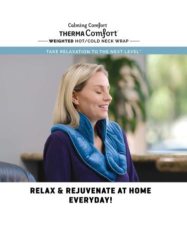Calming Comfort ThermaComfort Weighted Hot Neck Shoulder Wrap - 3 lbs - Buy Online on GoSupps.com