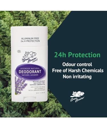 Green Beaver All Natural Body Deodorant Paraben & Aluminum-Free Vegan For Normal & Sensitive Skin Lavender 2-pack Lavender (2 Pack) - Buy Online on GoSupps.com