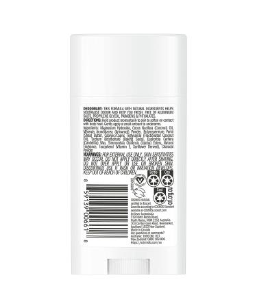 Schmidt's Naturals Charcoal + Magnesium Deodorant | Natural, 2.65 oz - Buy Online on GoSupps.com
