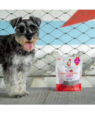Shameless Pets Duck-Tato Jerky Dog Treats All Natural Duck Jerky Treats for Digestive Health Duck/Sweet Potato - 142 g Jerky Bites - Buy Online on GoSupps.com