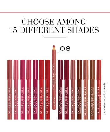 Bourjois Levres Contour Edition Lip Liner 8 Corail Aie Aie Nudes 1.14g - Pack of 1 - Buy Online on GoSupps.com
