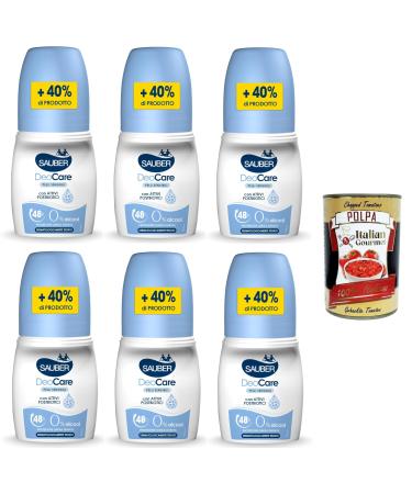 Italian Gourmet E.R. Sauber DeoCare Pelli Sensibili Deodorant roll-on for sensitive skin 6 x 70 ml + Italian Gourmet Polpa 400 g