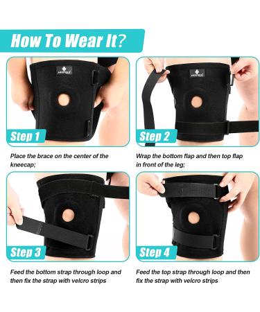 NEENCA Plus Size Knee Brace for Larger Legs and Thighs | Knee Support for Pain Relief and Injury Recovery | Patella Gel Pad & Side Spring Stabilizers | 3XL/4XL - Buy Online on GoSupps.com