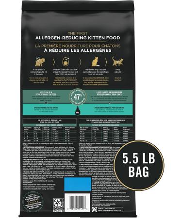 Purina Pro Plan LiveClear Kitten Dry Cat Food with Probiotics - Allergen Reducing 5.5 lb Bag - Buy Online on GoSupps.com
