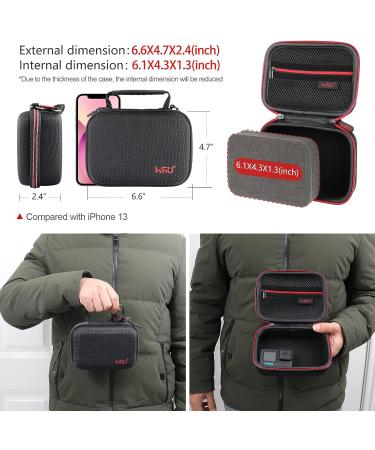 HSU Small Case for GoPro Hero 11/10/9/8 - Carrying Case for Action Cameras and Accessories (Red) - Buy Online on GoSupps.com