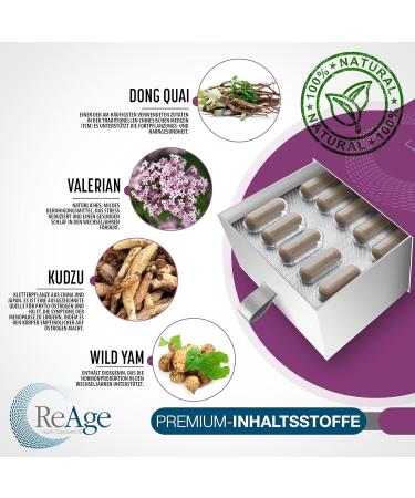 Femeno 1 High-Quality Estrogen Supplement for Women | Hormone Balance & Menopause Support | 60 Capsules by REAGE - Buy Online on GoSupps.com