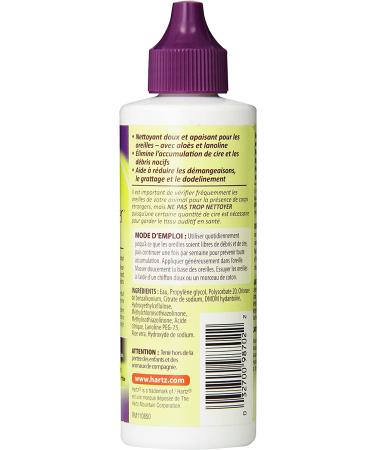 Htz Ear Cleaner 4 oz - For Cats and Dogs - Buy Online on GoSupps.com