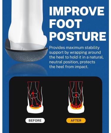 Walkhero Orthotic Insoles for Plantar Fasciitis Relief - High Arch Support Gray Men s 10-10.5 & Women s 12-12.5 - Buy Online on GoSupps.com