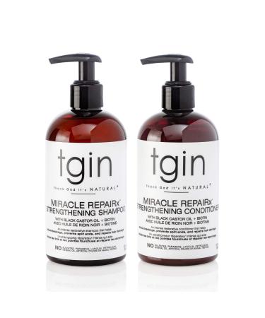 Thank God It's Natural Miracle RepaiRx Strengthening Shampoo and Conditioner Duo For Damaged hair - For Damaged Hair - Shampoo and Conditioner Set - Repair - Protect - Restore