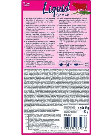 Vita Power Liquid Snack for Cats - Beef & Cat Grass Treats Supports Healthy Gut Flora Low-Calorie (6 Pack) - Buy Online on GoSupps.com