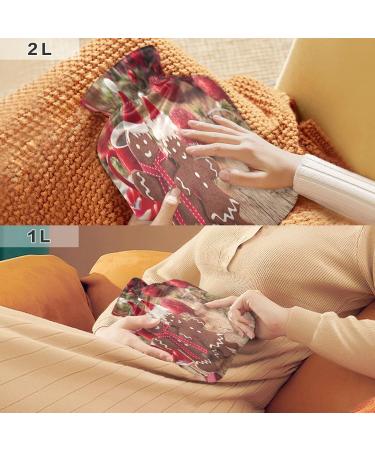 Shop KCL Deci 2L Gingerbread Man Hot Water Bottle - Perfect for Christmas Pain Relief & Cold Therapy - Buy Online on GoSupps.com