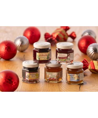 Puntzelhof Christmas Enjoyment Box | Gourmet Gift Set of Handmade Fruit Spreads | Allg u Delicacies for the Holidays | 5x50g Feinkost Treats - Buy Online on GoSupps.com