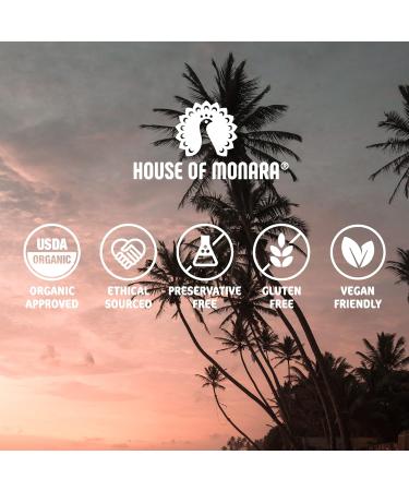 House Of Monara Pure Organic Coconut Oil 200ml - Beauty | Premium Skin & Hair Care - Buy Online on GoSupps.com