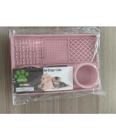 Buy Aodaliy XL Silicone Slip Mat for Dogs & Cats - BPA-Free Lick Mat for Bathing & Grooming (Pink) - Perfect Pet Accessory - Buy Online on GoSupps.com