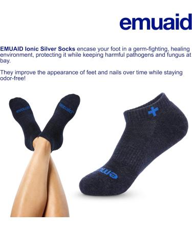 EMUAIDMAX Nail Fungus Travel Companion - Maximum Strength 0.5oz with Silver Ionic Socks for Nail Fungus & Athlete's Foot - Buy Online on GoSupps.com