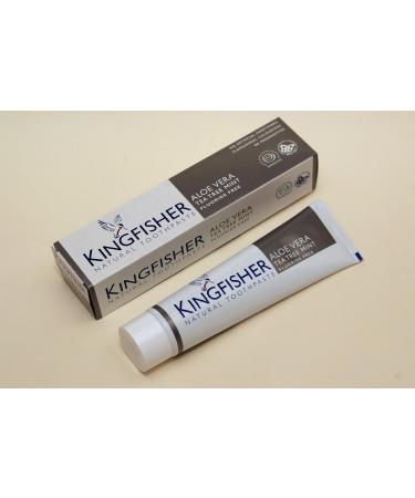 Buy Kingfisher Aloe Vera Tea Tree Mint Toothpaste 100mm - No Fluoride International Shipping Available - Buy Online on GoSupps.com