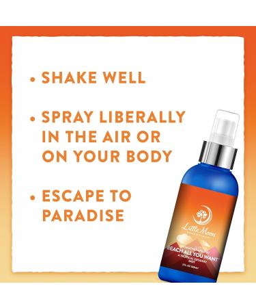 Little Moon Essentials Tropical Getaway Mist Beach All You Want 4 oz. Beach All You Want 4 Fl Oz (Pack of 1) - Buy Online on GoSupps.com