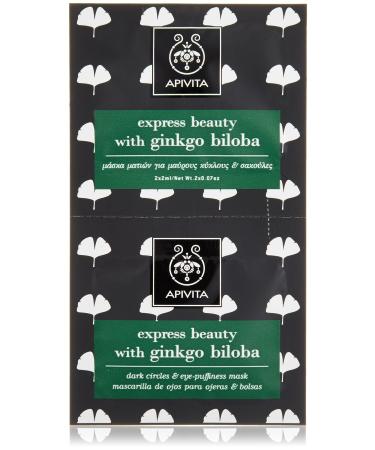 Apivita Eye mask with gingko biloba dark circles and signs of fatigue recovery