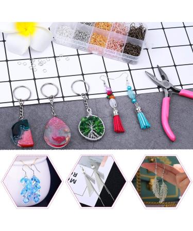 Earring Hooks Kit - 1400pcs with Ear Ring Hooks, Jump Rings, Earring Backs, Pliers - Jewelry Making Supplies - Buy Online on GoSupps.com