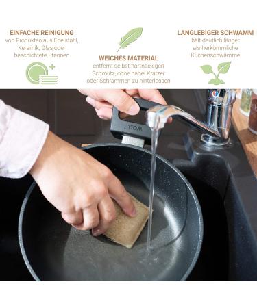 Buy Io Nova Luffa Rush Sponges Set of 4 - Eco-Friendly Bath and Kitchen Cleaning Solutions - Buy Online on GoSupps.com