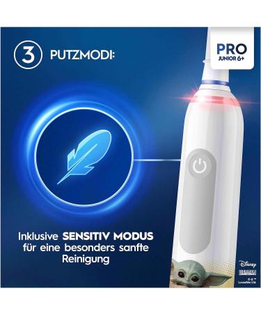 Buy Oral-B Pro Junior Star Wars Electric Toothbrush for Kids - 360 Cleaning Pressure Control & Soft Bristles | Best Children's Dental Care - Buy Online on GoSupps.com