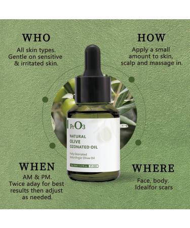 PrO3 Fully Ozoneted Olive Oil-100% Pure Ozone Oil-1 OZ-Glass Dropper Bottle-Organic Natural for Skin Care Essence Oil- Rich in Reactive Oxygen. - Buy Online on GoSupps.com