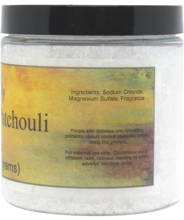 Sandalwood Patchouli Bath Salts - 8 oz | Eclectic Lady | Relaxing Aromatherapy Blend - Buy Online on GoSupps.com