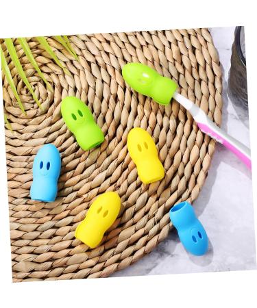 Beaupretty 12pcs Silicone Toothbrush Caps - Travel-Friendly Cartoon Designs for Bathroom Organization - Buy Online on GoSupps.com