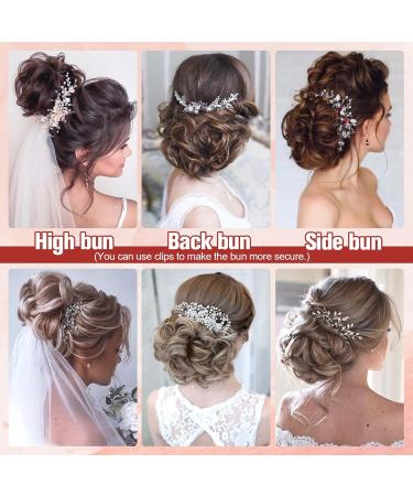 Rich Choices Combs Hair Extension - Hepburn Dutt Hair Tie for Braid & Ponytail - Light Chestnut Brown Updos - Buy Online on GoSupps.com