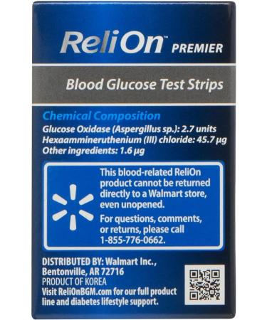Relion Premier Test Strips 50 ct - Fusion Shop Store (1 Box) - Buy Online on GoSupps.com