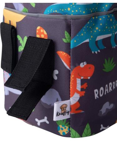 Knuffy Handlebar Bag for Kids | Impeller Bag for Roller-Scooters & Bicycles | Dinosaur Bicycle Accessories & Gift Idea - Buy Online on GoSupps.com