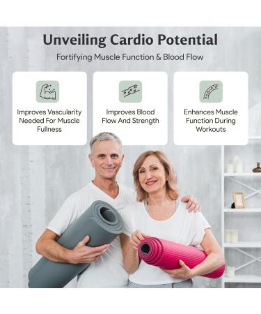 Life's Fortune L Arginine L Citrulline Supplement Powder - High Potency Nitric Oxide Supplement Booster with Natural Lemon Lime Flavor - Cardio Health Blood Pressure and Vascular Support - 258g - Buy Online on GoSupps.com