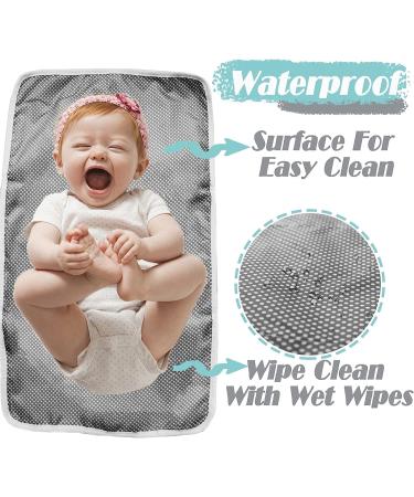 Wendergo Portable Nappy Changing Mat Baby Travel Change Mat Foldable Diaper Pad 60 x 35 cm Waterproof Wipe Clean Lightweight Perfect for On The Go and Home Newborns Essentials (Pink) - Buy Online on GoSupps.com
