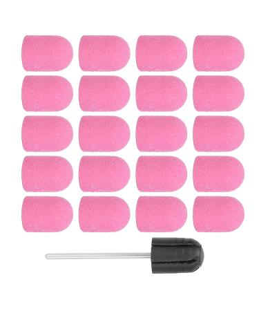 Grinding Head for Nail Polishing - Fine Sandpaper 0.4x0.6 inches - Lightweight & Durable Nail Drill Attachment (Pink) for Home Use - Buy Online on GoSupps.com