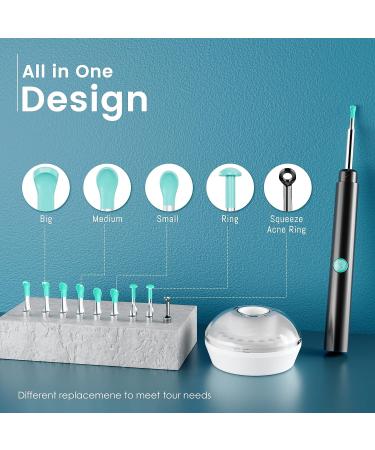 Wireless Otoscope Ear Wax Removal Kit with 1080P Camera - iPhone/iPad/Android Compatible - Black - Buy Online on GoSupps.com