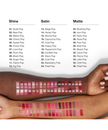 Buy Clinique Pop Long Lasting Lipstick - AB Bare Pop (Shine) | Satin Matte & Shine Finish | International Shipping Available - Buy Online on GoSupps.com