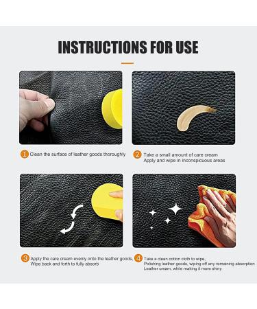  Povanjer Revitalizing Cream for Leather Conditioner for Leather Shoes - Leather Conditioner 80g - The waterproof cream will not darken soften or restore the leather. - Buy Online on GoSupps.com