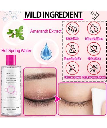 Buy Hydrating Facial Makeup Remover Kit - Gentle Oil-Free Cleaner for Normal to Sensitive Skin | Includes Cotton Pads | Premium Makeup Removal Set for Women - Ships Internationally - Buy Online on GoSupps.com